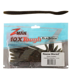 Z Man Finesse WormZ 7'' Green Pumpkin 8pk Finesse WormZ Green Pumpkin 8pk