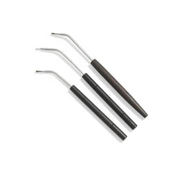 ANGLED CLEANING BRUSHES - BRONZE NYLON & STAINLESS BRUSHES (3 PACK)