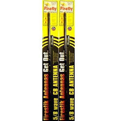 FIRESTIK - FL4-B 4 FOOT "FIREFLY" 5/8 WAVE 200 WATT CB ANTENNA IN BLACK