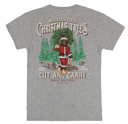Mountain Fresh Christmas Trees Cut and Carry - Sasquatch - Adult T-Shirt X-Large