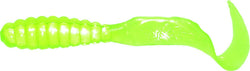 TWISTER TAIL 20PK 2" CHARTREUS