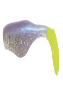 Bass Assassin SSA25261 Sea ShadSwimbait, 4", OpeningNight/Limetreuse Tail, 10/Pack