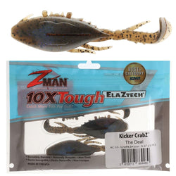 Z Man Kicker CrabZ 3.5'' The Deal 3pk Kicker CrabZ The Deal 3pk