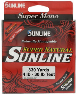 SUNLINE SUPER NATURAL -P 4NATURAL CLEAR330 YD4 LB MFG# 63758740