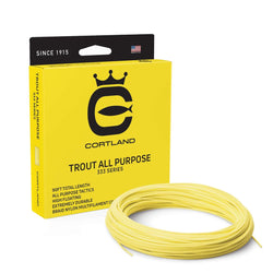 Cortland 333 Trout-All Purps 90' Yellow WF7F 333 Trout-All Purpose Yellow 1pk
