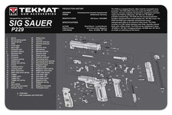 TEKMAT SIG SAUER P229 - 11X17IN