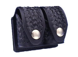 HKS CASE BASKETWEAVE BLK DBL SIDE BY SIDE