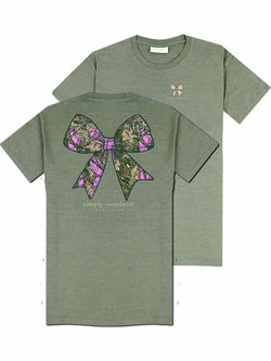 Pink Camo Bow Women's Short Sleeve T-Shirt (XX_Large)