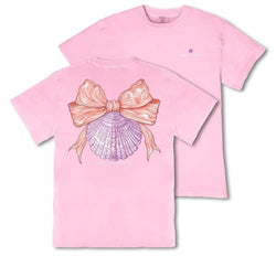Simply Southern Shell - Bow - Youth T-Shirt (US, Alpha, Medium, Regular, Youth, Mineral Wash - Patel)