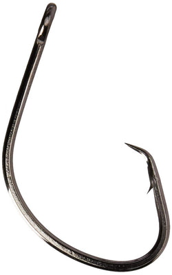 Owner Tourn. Mutu Lght Circl Size 2/0 Black Chrome 6pk Tournament Mutu Light Circle Black Chrome 6pk