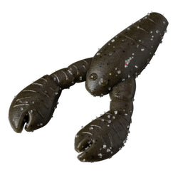 GreatLakes Snack Craw 2.1'' Green Pumpkin Flt 6pk Snack Craw Green Pumpkin Flt 6pk