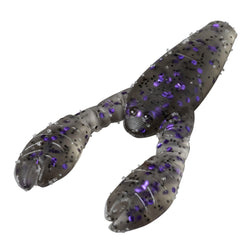 GreatLakes Snack Craw 2.1'' SmkClrPurpleFlake6pk Snack Craw Smoke Clear Purple Flake 6pk