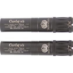 Carlsons Choke Tubes 12 Gauge Compatible for Benelli Crio Plus [ 2 Pack | Mid Range & Long Range ] Blued Steel | Cremator Non-Ported Waterfowl Choke Tube | Made in USA