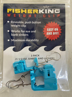 FISHER KING WEIGHT CLIP 3/PK