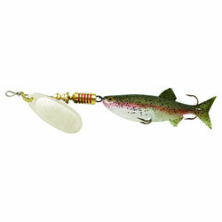 Mepps Comet Mino 5/16oz Silver-Rainbow Trout Comet Mino Silver-Rainbow Trout 1pk