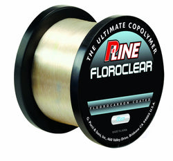 P-Line Floroclear Bulk Spool, 3000 yd Clear 10 lb, Floroclear Bulk Spool, Clear, 1pk