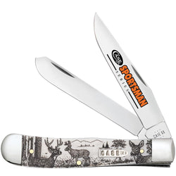 CASE 81220 SPORTSMAN SERIES NATURAL BONE DEER