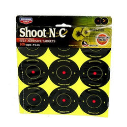 B/C TARGET SHOOT-N-C 2" BULL'S-EYE 108 TARGETS