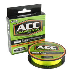 ACC Crappie DualFlex Co-Poly 300 yd Chartreuse 6 lb DualFlex Co-Polymer Chartreuse 1pk