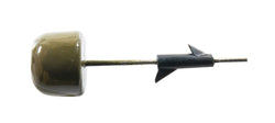 Z Man Neko Shroomz Nose Wght 1/2oz Green Pumpkin 4pk Neko ShroomZ Nose Weights Green Pumpkin 4pk