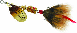 Mepps B1ST BRT-BR Aglia In-Line Spinner, 1/8 oz, Dressed Treble