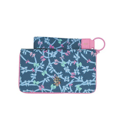 Designer Print Wallet with Matching Key Fob (Ribbon)