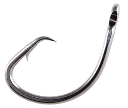 Owner Mutu Circle Size 6/0 Chrome 3pk Mutu Circle Black Chrome 3pk