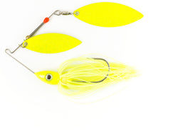 Nichols Pulsator Metal Flake W/W 1/2oz ChartreuseChart Pulsator Metal Flake Spinnerbait Chartreuse 1pk