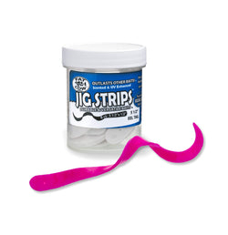 Fat Cow FATEEL5-HB Jig Strips Eel Tail 5 1/2" X 1/2" Scented (8ct)-