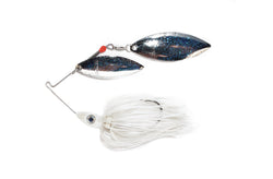 Nichols Pulsator Metal Flake 1/2oz Blue Shad Nickel Blue Pulsator Metal Flake Spinnerbait Blue Shad Nickel Blue 1pk