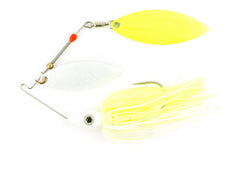 Nichols Pulsator Metal Flake 3/8oz White/Chartreuse Pulsator Metal Flake Spinnerbait White/Chartreuse 1pk