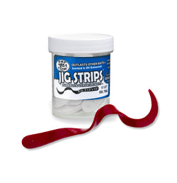 Fat Cow FATEEL5-R Jig Strips Eel Tail 5 1/2" X 1/2" Scented