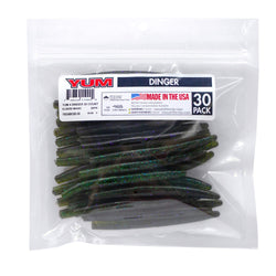 Yum YDG4BK282-30 4" Dinger 30 Count Dingers Elders Magic 4"