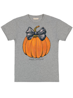 Pumpkin - Fall - Adult T-Shirt (US, Alpha, Small, Regular, Regular, Storm Heather)