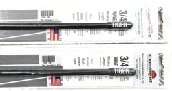 EVERHARDT 2 FOOT 3/4 WAVE CB ANTENNA WITH WEATHER TRAP AND 3/8"X24" THREADED BASE - BLACK