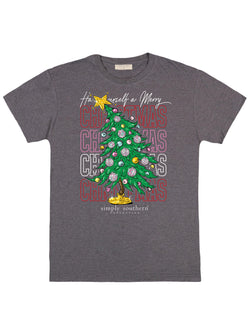 Have Yourself A Merry Christmas - Tree - Adult T-Shirt Large