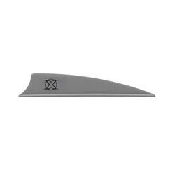 Bohning X Vanes Shield Cut 3 in. Silver 36 pk.