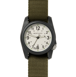 DX3 Field Stone dial / Black case- #123 Defender Olive nylon band