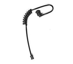 Tactical Ear Gadgets Coiled Acoustic Audio Tube - Black