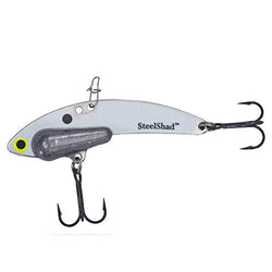 SteelShad SSL-10125 1/2 Oz Bladebait, White Shad - Heavy