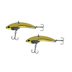 SteelShad SSL-10076 1/4 Oz Bladebait, Gold - Mini (2 Pack)