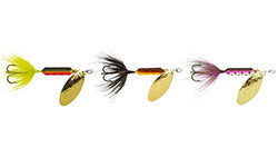 Wordens 3208-S103 Rooster Tail In-Line Spinner 3 Pack, Sz 1/8OZ