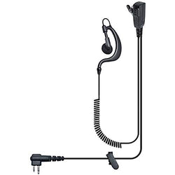 Klein Electronics BODYGUARD-M1 Two-wire Earpiece for Motorola Radios, Push-to-talk (PTT) button/microphone with lapel clip, Adjustable rubber earloop holds speaker securely in place, Works on right or left ear, Earbud style speaker