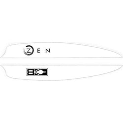 Zen Vane, 4", White, 100pk