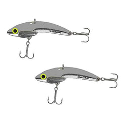 SteelShad SSL-10075 1/4 Oz Bladebait, Silver/Chrome - Mini (2
