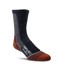 Farm to Feet (7065-410-TE-XL) Farm to Feet Damascus Lightweight 3/4 Technical Hike Crew Merino Wool Socks (Total Eclipse, X-Large)