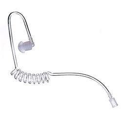 IMPACT Brand PQDAT-1 Clear Coiled Acoustic Tube w/Elbow and Ear Bud