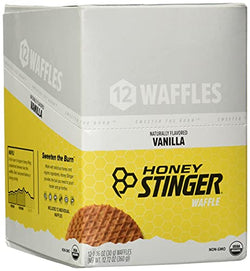 HONEY STINGER Organic Vanilla Waffles 12 Count, 1.06 OZ