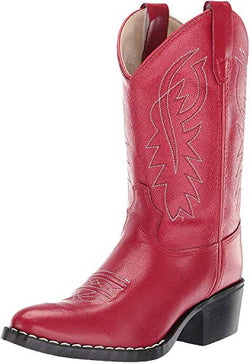 Old West Toddler-Girls' Cowboy Boot Red