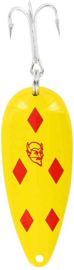 Eppinger 17 Dardevlet Spoons, 1-Ounce, Yellow Diamond